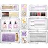 Expandable Drawer Storage Organizers Compartments Sturdy Waterproof ABS Plastic Tray For Utensils Accessories