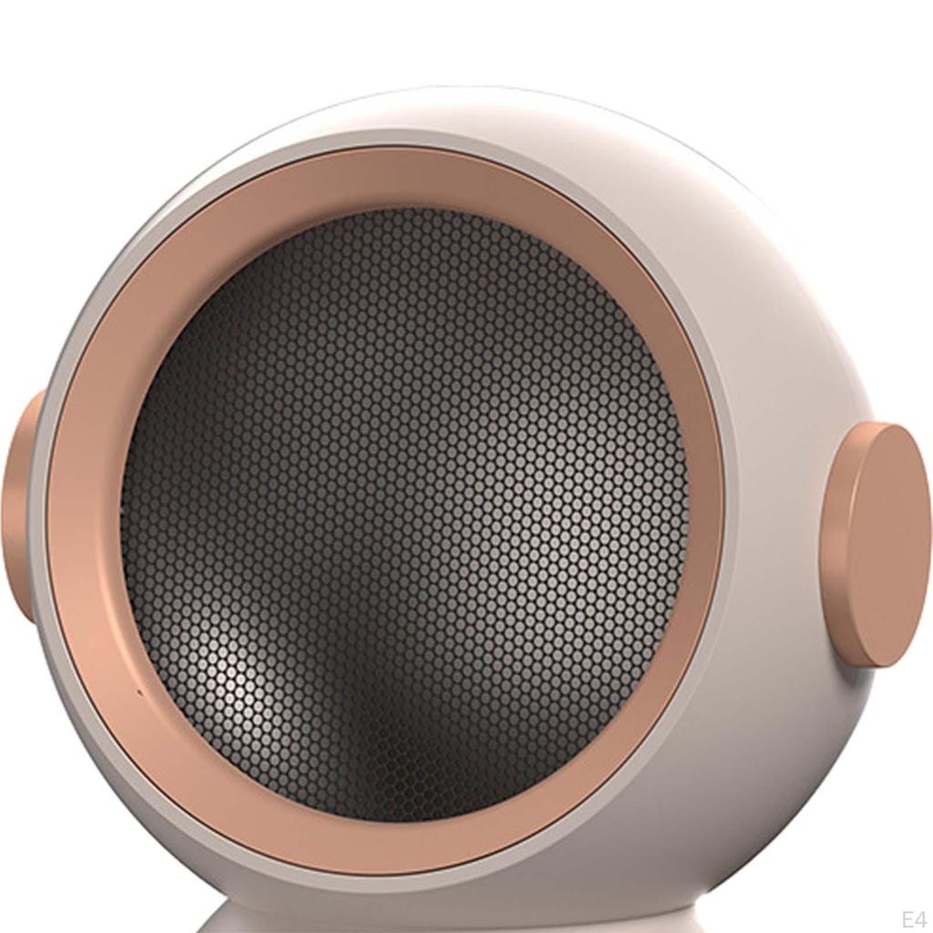 Kleiner elektrischer Raumheizer für den Innenbereich 1200W EU-Stecker für unter den Schreibtisch Robust Weiß