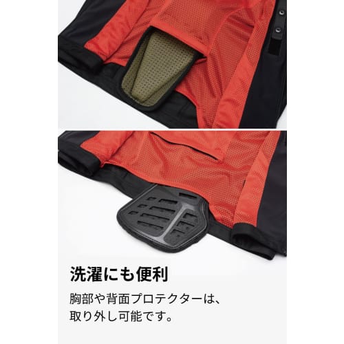 RS TAICHI Motorcycle All Season Breathable Built-in Chest/Back Protector Inner Protection Mesh Vest RSJ337 BLACK XL