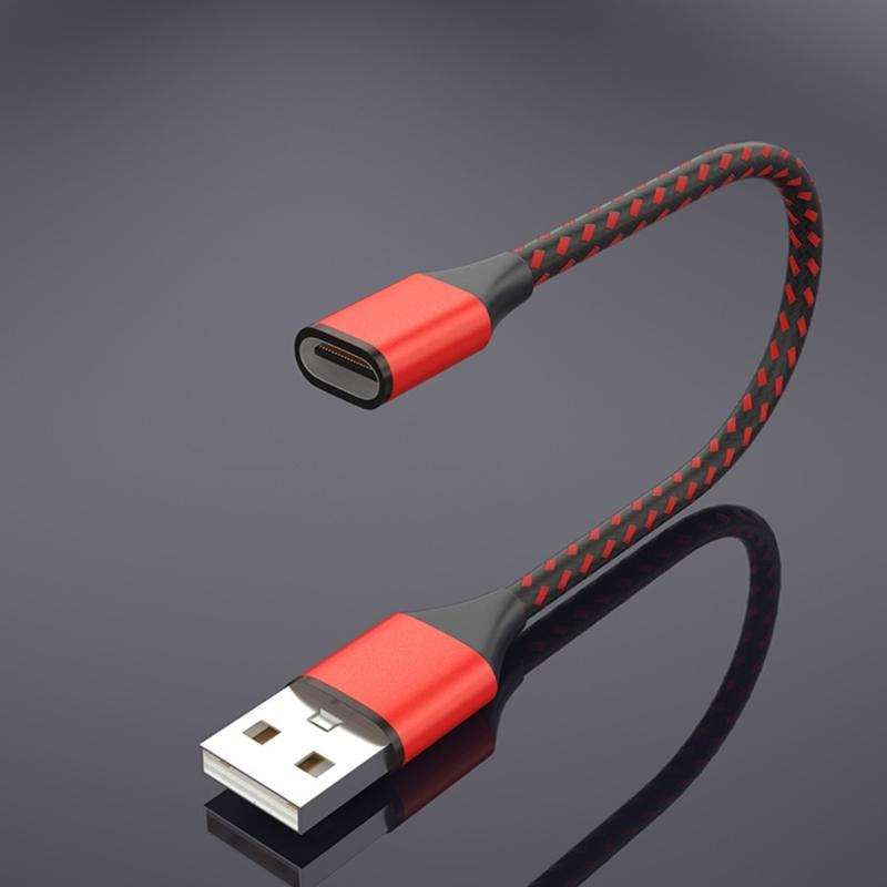 USB 2.0 Adapter Male to Type C Female Connector 480Mbps Data Sync for Laptop PC USB Chargers Extension Converter
