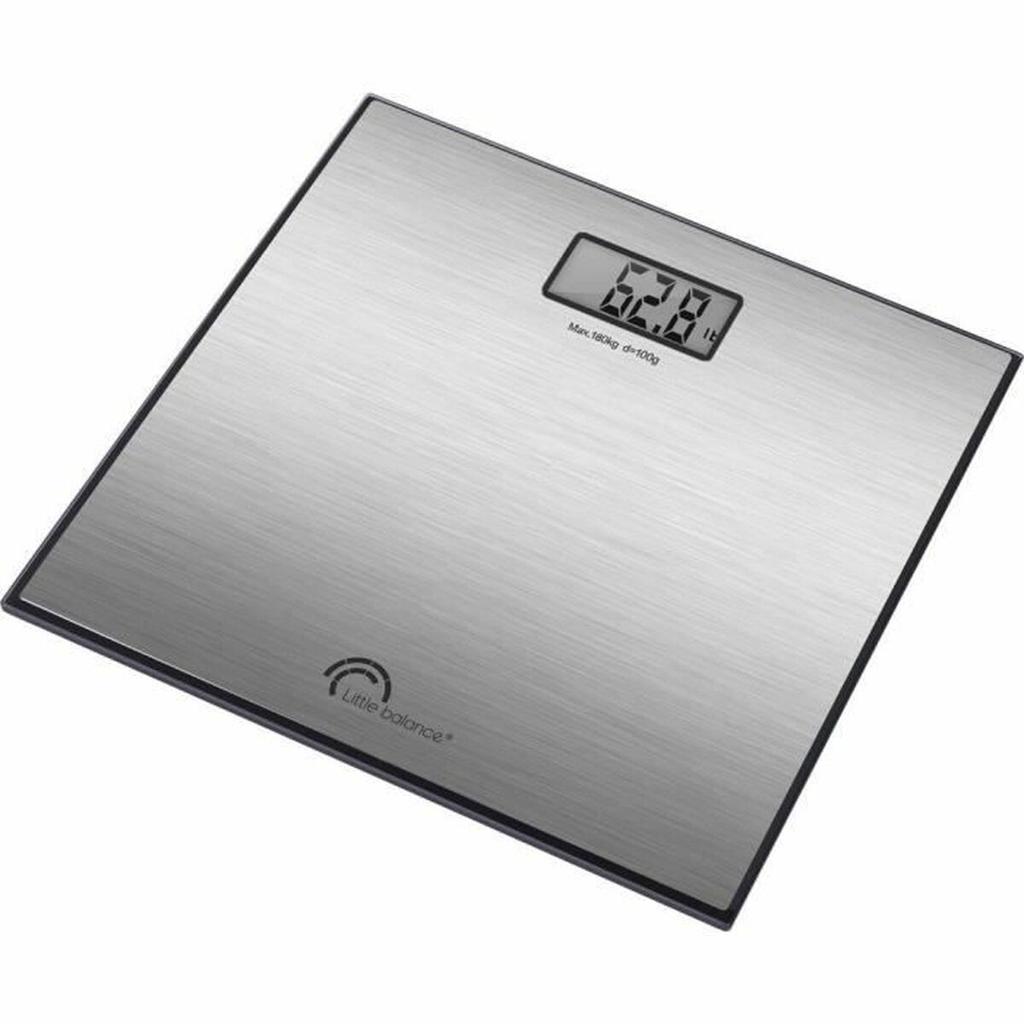 Digital Bathroom Scales Little Balance 8159 Black Steel Stainless Steel 180 Kg