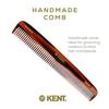 GB KENT Royal Warrant Luxury Handmade Hair 190mm Dresser Natural Smooth Fine and Coarse 9T (Kent) Holder, Comb, Comb, Fibers, Anti-Static, Hair,