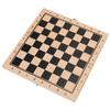 3‑In‑1 Wooden Chess Checkers   Folding Portable Interactive Chess Board Toy