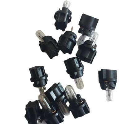 Lampadina alogena T5 con supporto 12V 2W per cruscotto e illuminazione targa