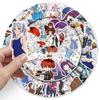 50 Frieren: Beyond Journey's End Anime Stickers - Personalized Cartoon Decor for Phone Cases & Suitcases