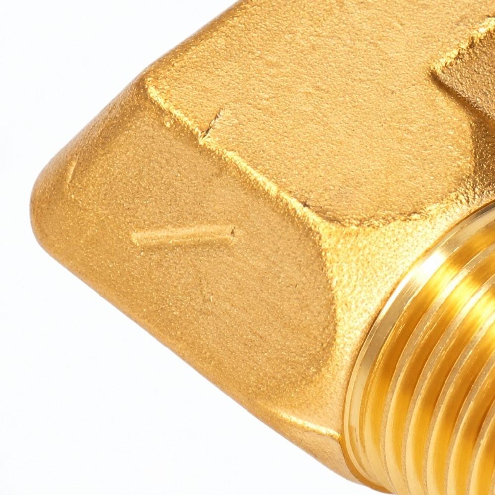 1/2in NPT Brass Pipe Fittings 1/4in NPT Pipe Connectors Plumbing Accessories Industrial Piping