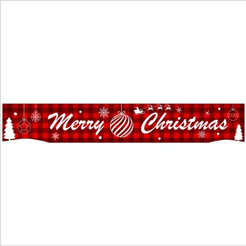 Christmas Decorations Alphabet Banners Decorate Holiday Party Atmosphere Layout Pull Flags Birthday Flag Hanging Decorations