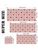 Pink Checkered Mouse Pad Large Computer Office Game Table Mat 90x40 Xxl Rubber Nonslip Stitched Edge Keyboard Mat Long Desk Pad