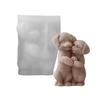 Silicone Figurine Molds Candle Making Supplies Dogs Shape Silicone Soap Mould Crafting Molds Silicone Texture for Candle
