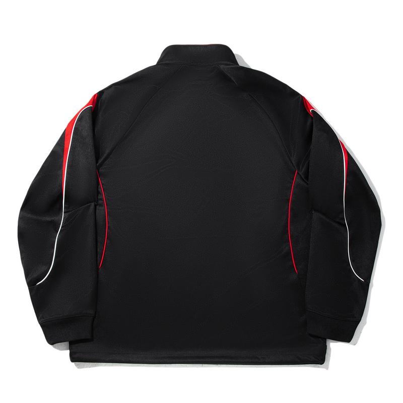 Li Ning Retro Sports Series Sweatshirt Men Sweatshirt Black Rich-Red AWDVN41-3