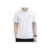 Nike Solid Color Casual Sports Short Sleeve Polo Shirt Men Tops White 830850-103