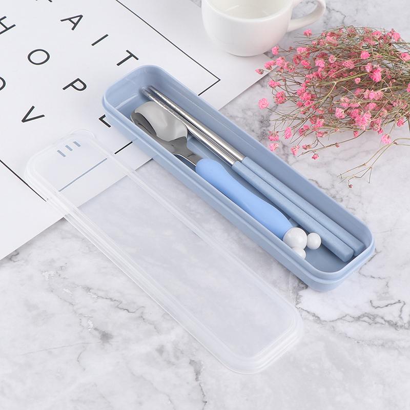 Cutie practic reutilizabila transparenta tacamuri din paie de grau cutie de tacamuri