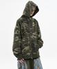 Takeasy Giant Fit Solid Zip-Up Hoodie (Camo Beige)