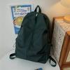 Schoolbag Women's Solid Color Backpack For Middle School Students