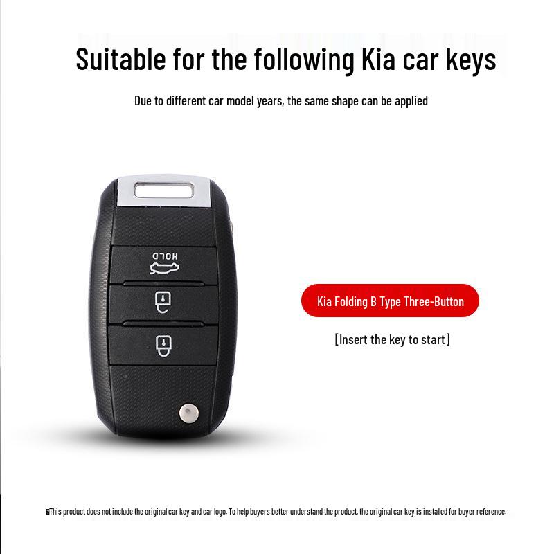 Kompatibelt Kia Nyckelskydd för Modellerna K4, K5, KX3, KX5, K2, K3, Sportage, Sorento och Forte