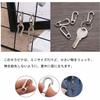YFFSFDC Carabiner Snap Hooks, Pack of 10, 4.5cm, Mini Carabiners, SUS304 Stainless Steel, Lightweight, Durable, Stylish, Multifunctional, Spring Hooks