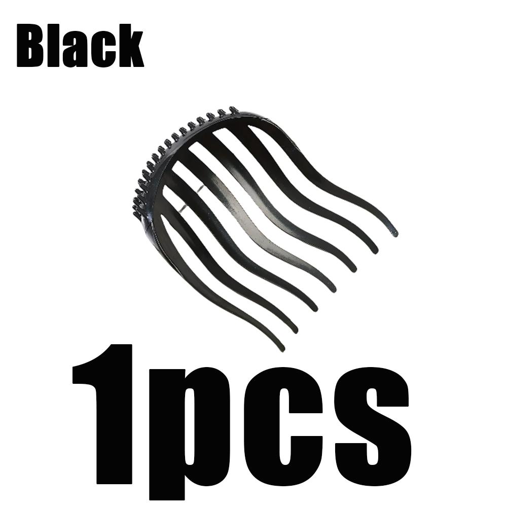 1/2/4pcs Fluffy Hair Comb Simple Ponytail Hair Clips Ponytail Heightener Girls Hair Styling Tools Elegant Hair Clip Accessory