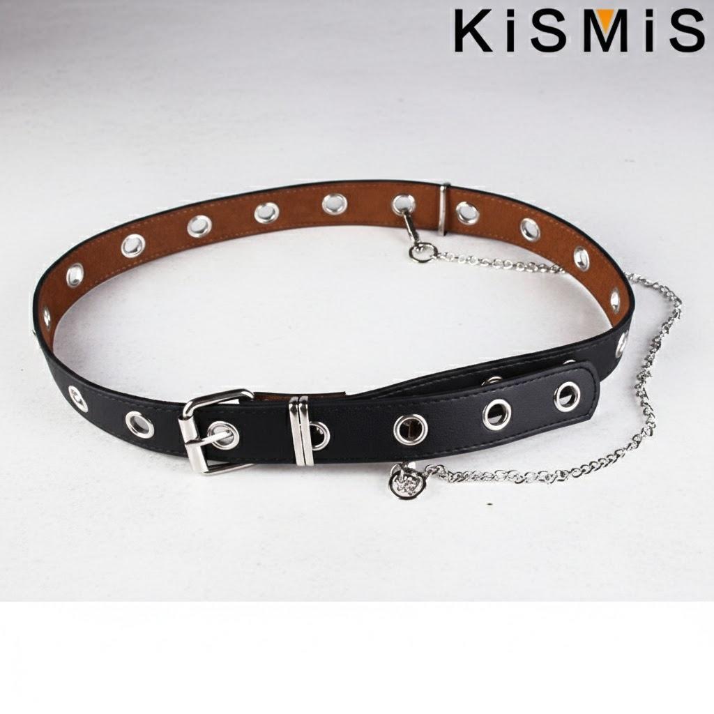 

Punk Hip-Hop Chain Belt Hollow Waist Strap For Men Women Jeans Alloy Casual Retro Fashion Accessories чёрный