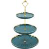 Ruhan European Style Ceramic 3-Tier Dessert Stand