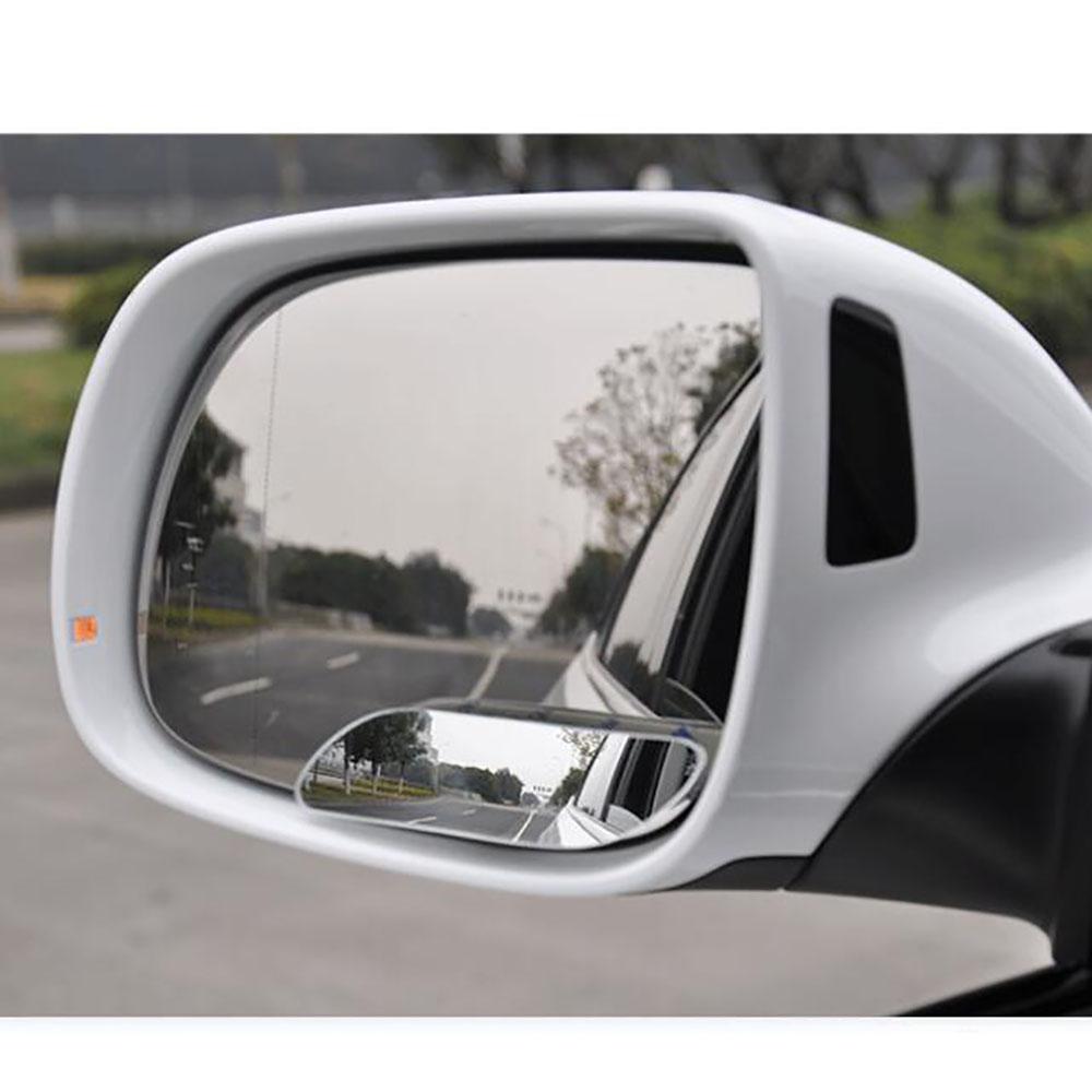 New 2Pcs Car Blind Spot Mirror Wide Angle Convex Rear Side View Mirror Accessories