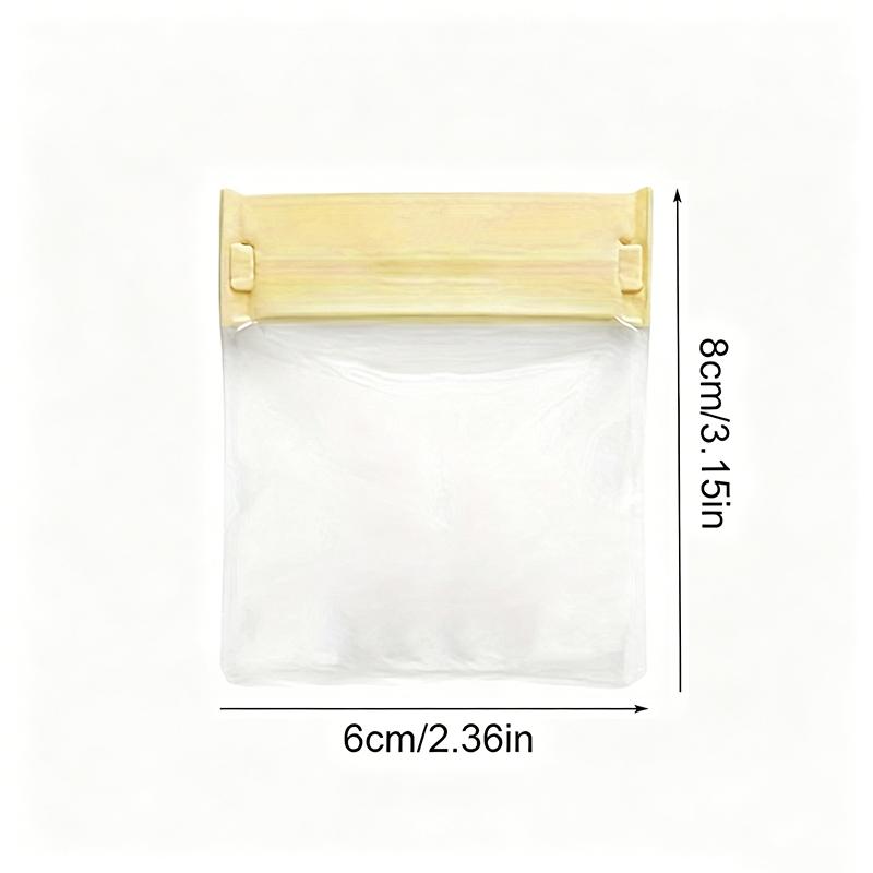 30Pcs Self Sealing Jewelry Storage Organizer Bags Antioxidant Pouch for Retail Shop Home Ring Necklace Storage 30PCS жёлтый