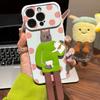 Applicable To iPhone17ProMax New Cartoon Mobile Phone Case Catch Fish Cat Drink Coffee Cat Apple 16 Soft Case
