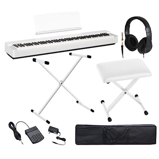

YAMAHA P-225 WH White Electronic Piano X StandX ChairCase Set