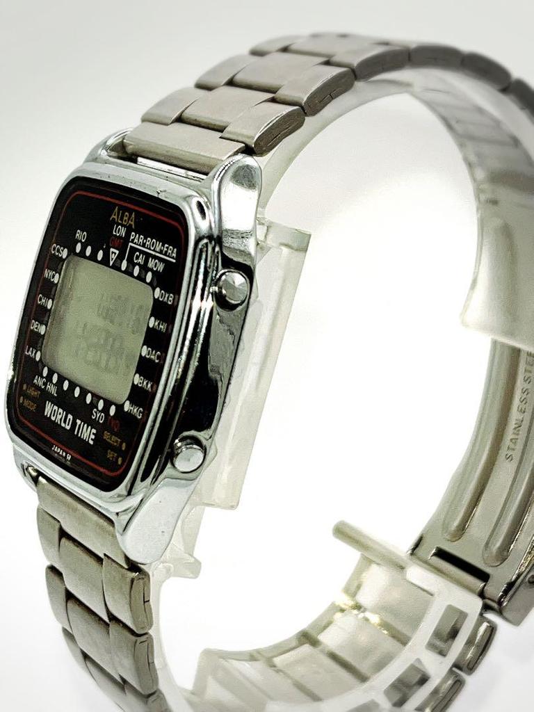 [USED] Extremely Rare Showa Retro Seiko Alba World Time W308-4000
