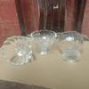 Transparent Petal Glass Cup for Ice Cream, Dessert, Milk Tea, Yogurt, and Candles