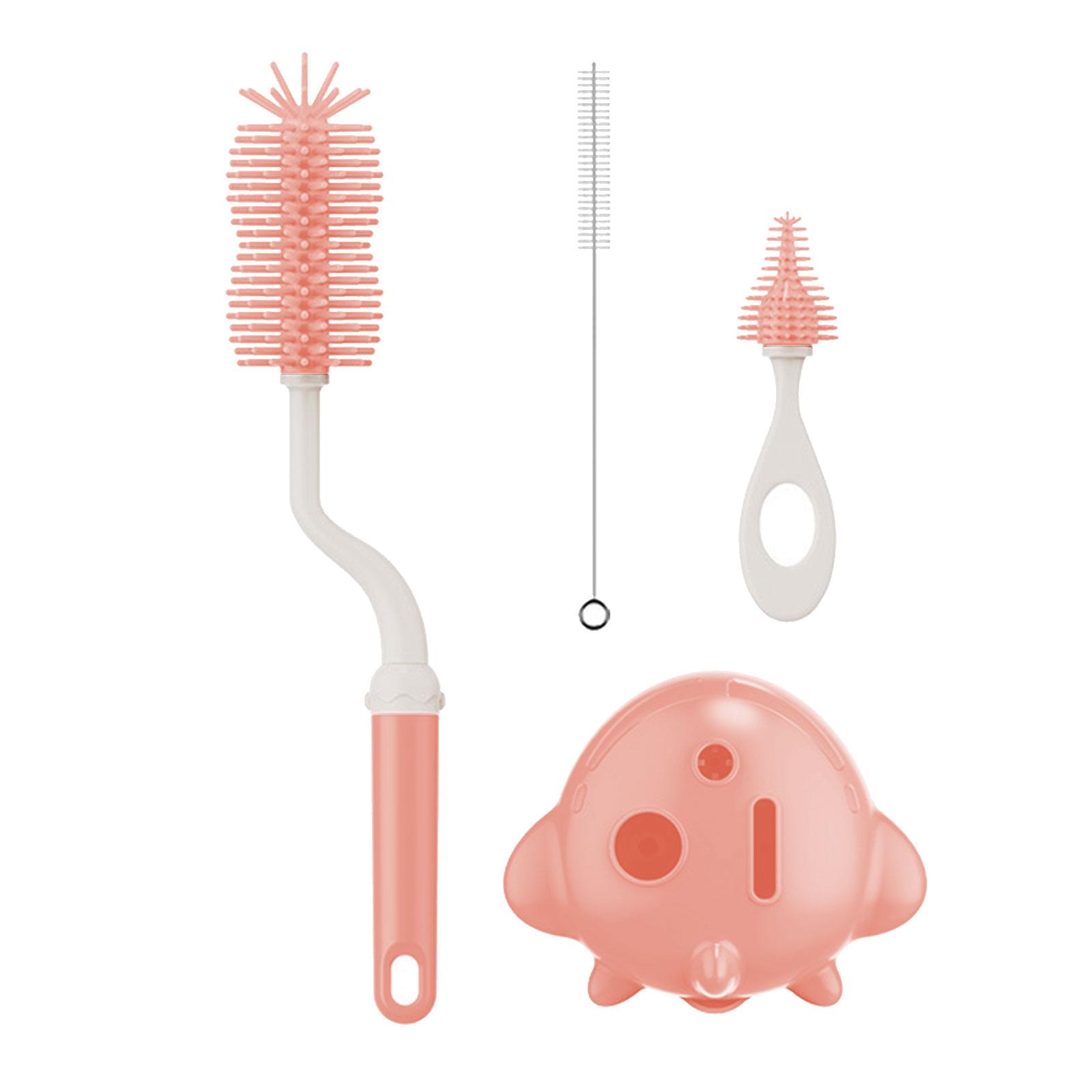 

Набор для чистки детских бутылочек, набор из 3 предметов: щетка для соски и бутылочки для молока, щетки-соломинки, удобная ручка для новых родителей C2