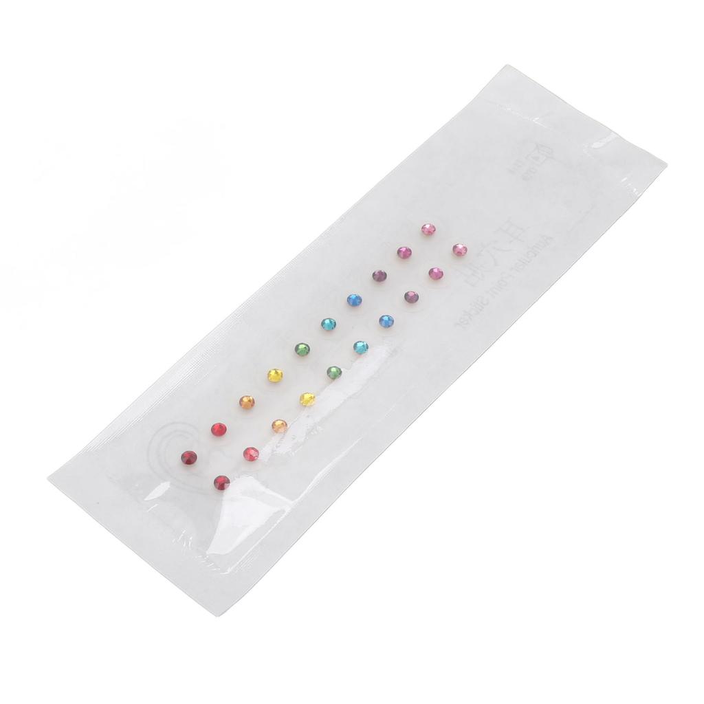 20 Sheet Crystal Acupuncture Ear Beads Patch Painless Clear Tape Acupressure Ear Press Bead Patch St