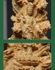 Dragon God Buddha Statue [Nine Dragon Kannon Bodhisattva] Kannon Ornament for Good Fortune and Prosperity, for Buddhist Altar, Hinoki Wood Carving (He