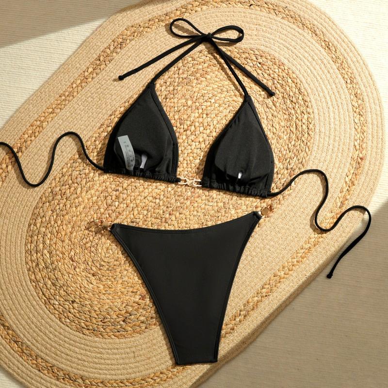 Sexy Fashionable Beach Triangle Bag Women's Split Swimsuit BIKINI