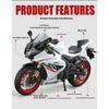 1/9 Suzuki GSX-1000R Diecast Motorcycle Model Toys for Boys Kids Gifts