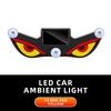 Kabellose Solarbetriebene Auto-Neonschilder Vibrationslichter auf Dynamischem Display Intelligente LED-Lichter Saugnapf Auto-Innenraum-Dekorationslicht