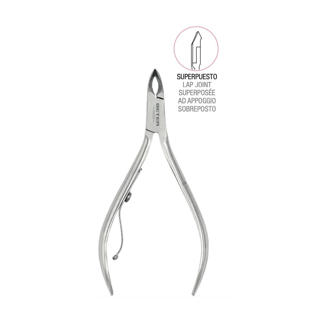 Edelstahl-Manikürezange aus Leder 10 cm 1 Stk