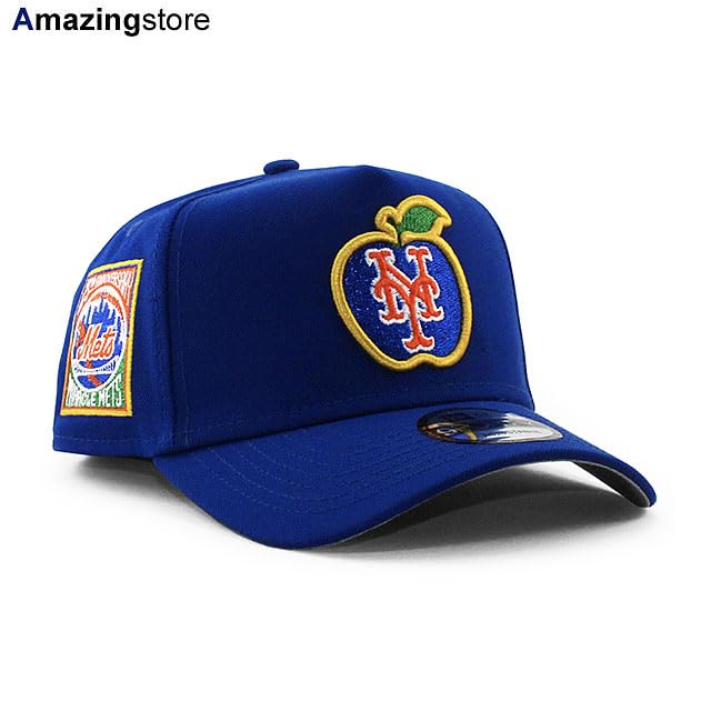 Limited New Era Cap 9FORTY NEW ERA Snapback SNAPBACK CAP 940 MLB MiLB NFL NBA Hat Colored Brim BRIM Side Patch York Mets EU/AU (New (25TH Blue))