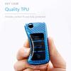 Carbon Fiber Car Key Bag Full Cover Fob Shell Key Case For Vw Volkswagen Polo Tiguan Passat Golf Jetta Lavida Skoda Octavia