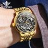 OUPINKE Men's Watch Automatic Mechanical Watch Hollow Business Waterproof Machine High-end Watch