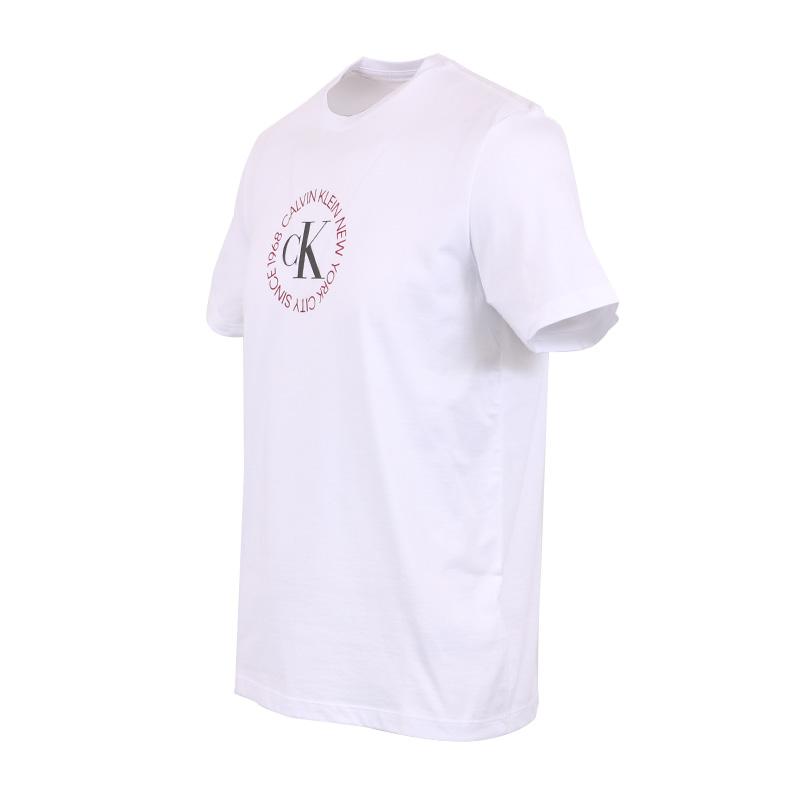 Calvin Klein Minimalist Fashion Versatile Trendy Round Neck Short Sleeve T-Shirt Men Tops 4RE816G