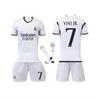 Real Madrid Vinicius Dětský fotbalový dres, Bílý, Polyesterový pro mládež