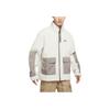 Nike Colorblock Stand Collar Fleece Jacket Men Outerwear White DD5022-072