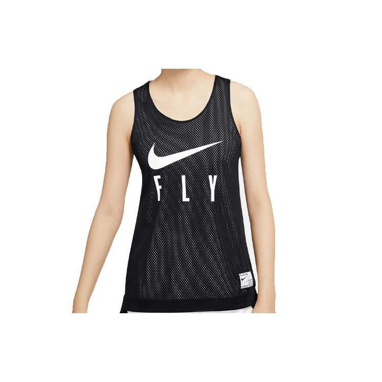 (WMNS) Nike Swoosh Fly Reversible Basketball Jersey Black White Women s CK6608-010 XXL