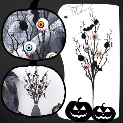 Halloween-dekorationer, Svarta Skräckögon-utklipp, Skrivbordsdekorationer