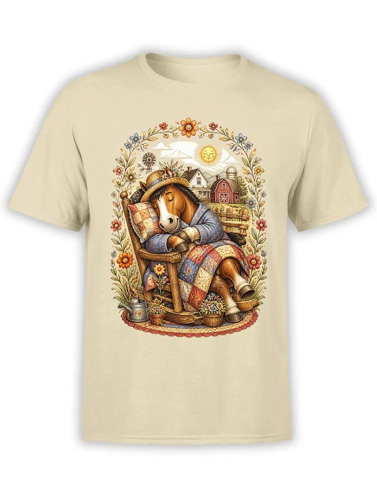 Farm Nap Horse TShirt Unisex S