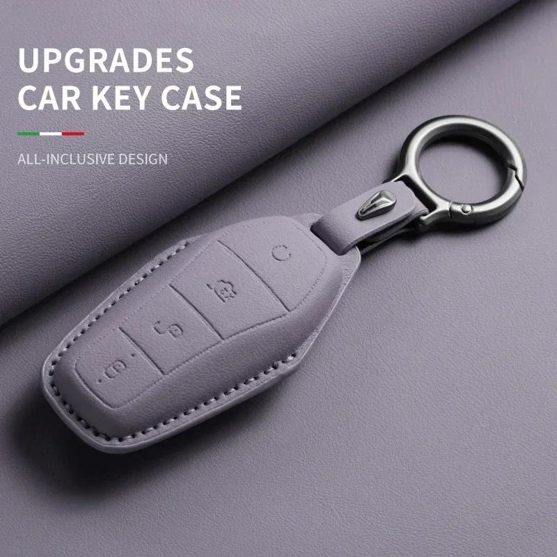 Car Key Cover Case Holder For Byd Han Ev Tang Dm Qin Plus Song Pro Max Yuan Dolphin E2 Protector Auto Key Car Accessories
