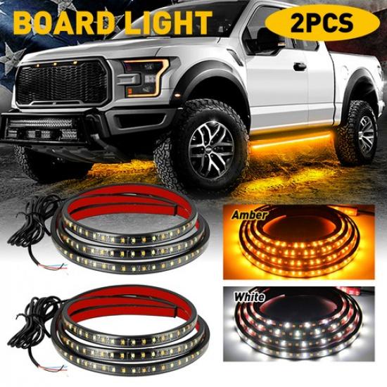 Светодиодный фонарь ступеньки боковой подножки Chevy For Dodge GMC Ford Грузовики Двойные кабины