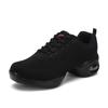 Women Lightweight Profession Dance Shoes Breathable Modern Jazz Casual Sneakers Non Slip Mid Heel Jogging