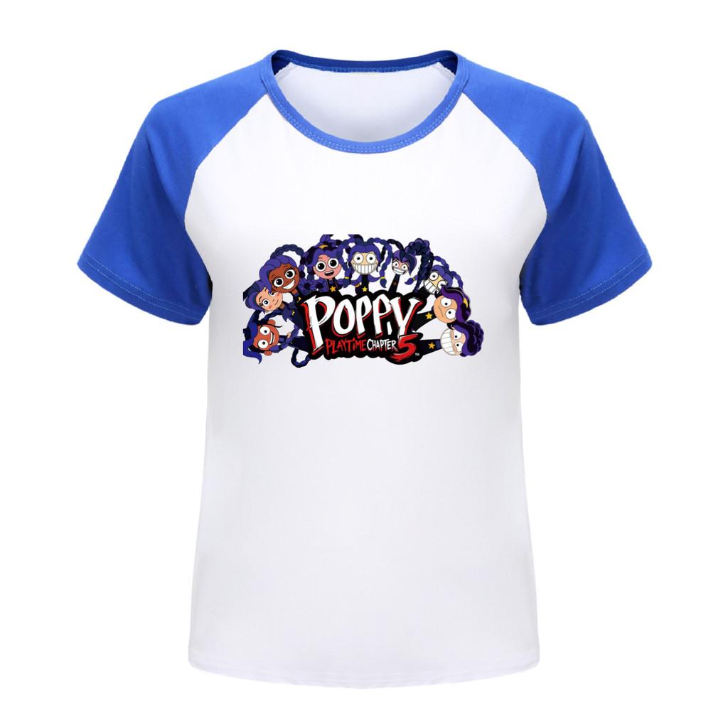 5633 Children Girls Lily Lovebraids Raglan Sleeves Cute Round Neck T-Shirt 100cm