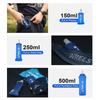 Fahrrad Sport Wasserflasche Auslaufsicher Langlebig Weiche Flasche Hoher Durchfluss BPA Frei Tragbar TPU Faltbarer Wasserbecher Outdoor Laufen
